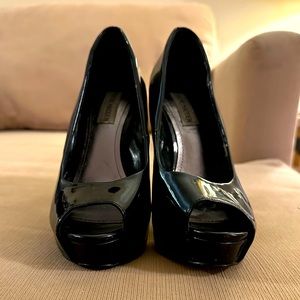 Steve Madden patent leather heels with platform